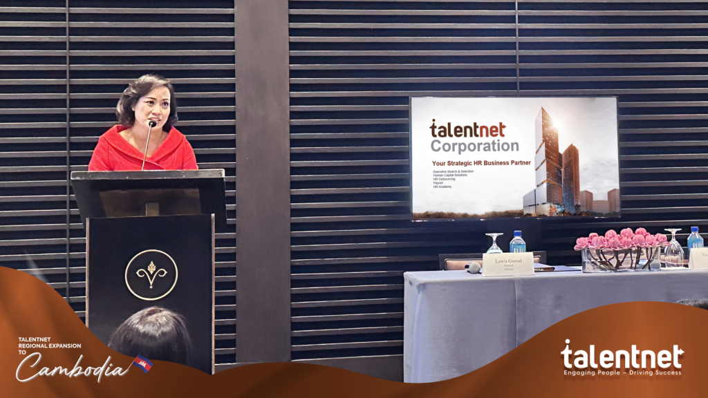 Talentnet's Total Remuneration Seminar in Cambodia. 